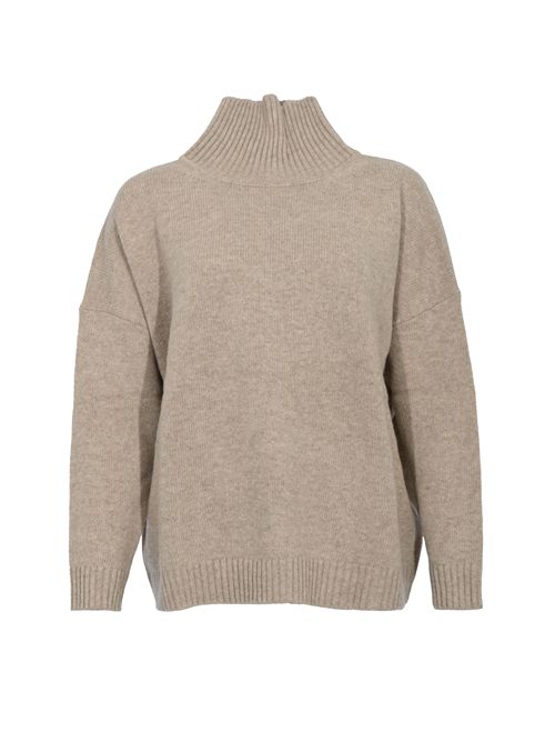 Dolcevita Borgia in filato di lana Sabbia WEEKEND MAX MARA | 2525366112600003